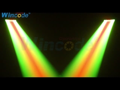 Double Side LED Beam Zoom Wash Strobe Hybrid Moving Head Light untuk Music Festival Lighting Show