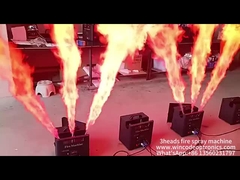 Stage Effect Machine 3 Head Outputs Fire Spray Machine untuk Festival Musik Disco Party
