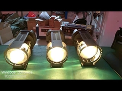 LED Fresnel spot light putih hangat dingin putih berwarna CRI95