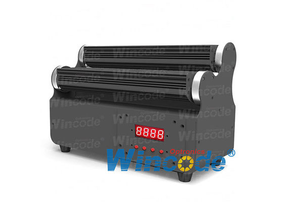 Harga yang bagus RGBW 4 In 1 Outdoor Led Wall Washer Lampu 12×10W 4 / 7 Saluran Dengan Baterai Wireless on line