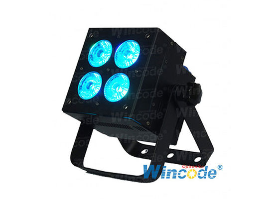 Harga yang bagus 4×10W RGBW 4 in 1 LED Par Light, LED Flat Par Light, LED Uplight Untuk Acara Dj Pernikahan on line