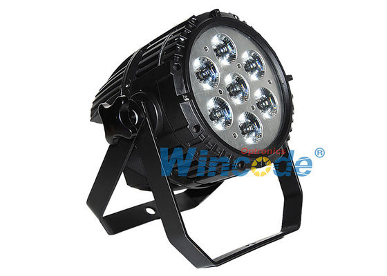 Harga yang bagus Pencahayaan Luar Ruang Komersial 7 X 10w, Led Stage Wash Lighting RGBW 4 In 1 on line