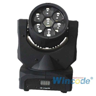 Harga yang bagus Smart Control LED Moving Head Light 7*10W 0-100% Linear Dimmer Dengan 16 Bit on line
