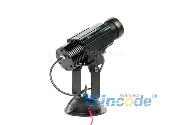 Harga yang bagus Proyektor Lampu Logo yang Diputar Fokus Manual 12W, Proyektor Gobo Lampu Luar IP65 on line