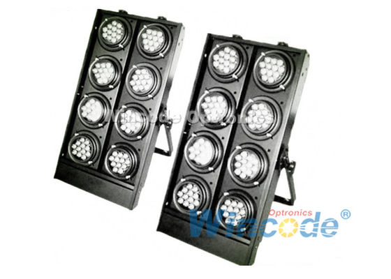 Harga yang bagus Stage Effect LED Audience Blinder 96pcs 3W 8 Eyes RGBW Clear Pattern Noiseless on line