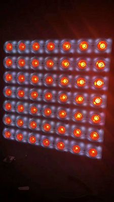 Harga yang bagus Warm White 49 * 3w LED Matrix Blinder Light Dengan Beam Compact Base Thin Body on line