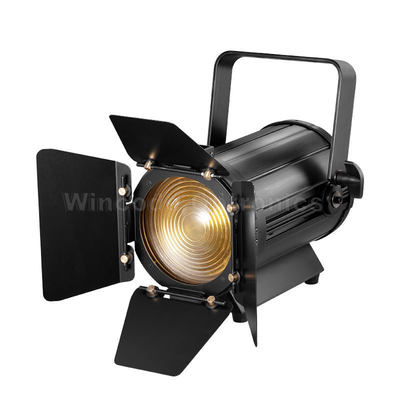 Harga yang bagus 100W LED Fresnel Spotlight 3200K-5600K Kontrol DMX Berwarna Dua on line