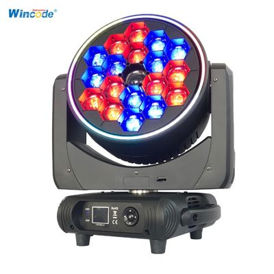 Harga yang bagus K15 19x40W RGBW 4in1 LED Moving Head Light with 540° Pan Movement and Bee Eye Effects for Stage Lighting on line