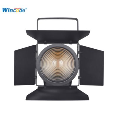 Harga yang bagus Fresnel LED Putih yang dapat disetel   3200K-6500K, 50.000 jam COB untuk pencahayaan studio online