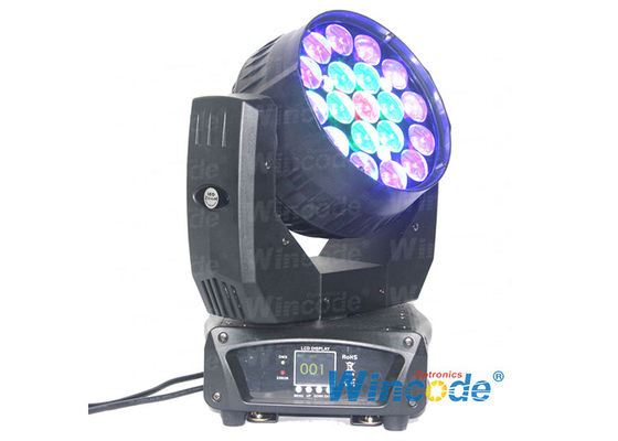 Harga yang bagus Penghematan Energi 19*12W RGBW LED Moving Head Light, Lampu LED 30000 Lux on line