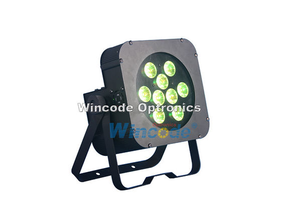 Harga yang bagus Lampu panggung 4 In 1 Baterai 9 × 10W Dengan 25 Lensa Angle / 42mm Lensa Size on line