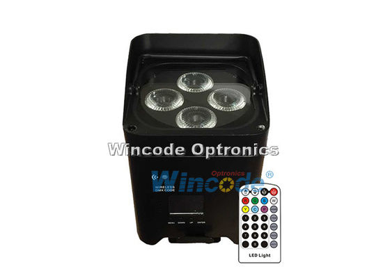 Harga yang bagus 4×18W baterai bertenaga lampu panggung FREEDOM Par 4 kontrol otomatis dengan 6 / 11 saluran on line
