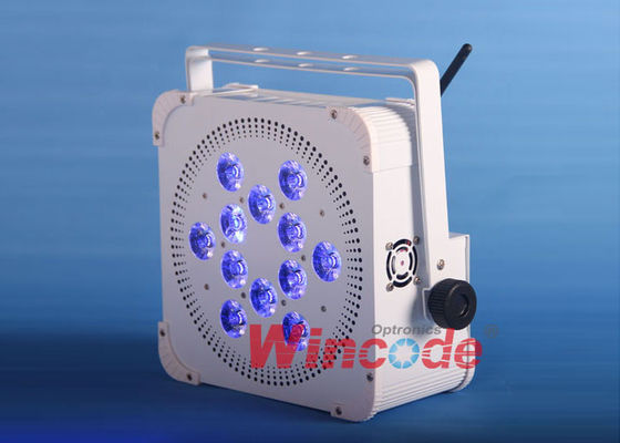 Harga yang bagus Lampu luar yang dioperasikan dengan baterai, pencahayaan panggung portabel RGBWA + UV Six In One on line