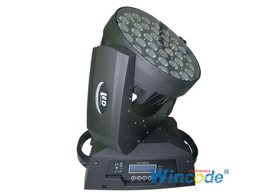 Harga yang bagus Led Rgb stage lighting RGBWA + UV 6 In 1, LED Moving Head Zoom Light 36pcs 18 Watt on line