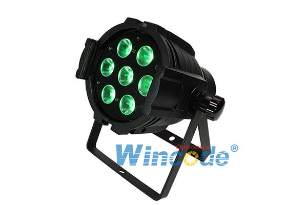 Harga yang bagus DMX DJ DiscoLED Lampu Panggung 7×10W RGBWA 5 in 1 LED Par Light on line