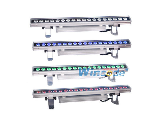 Harga yang bagus DMX Led Wall Washer Lights Aluminium Body RGBAW 0 - 100% Dimming Untuk Papan Iklan on line