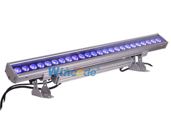 Harga yang bagus IP65 Waterproof Led Lampu Luar Ruangan, Wall Wash Lampu Lanskap 24*15w Suara Aktif on line