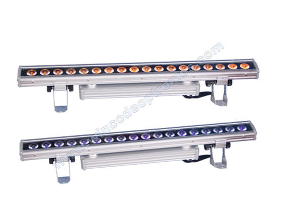 Harga yang bagus Aluminium Body Eksterior Wall Wash Lighting Waterproof DMX Lantai Untuk Dinding Bangunan Perkotaan on line