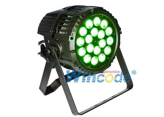 Harga yang bagus 6 / 8 Saluran LED Par Light 18 X 18W RGBWA UV Six In One Untuk Klub Malam AC 100-240V on line