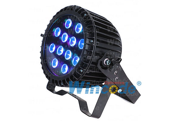 Harga yang bagus 6 / 8 Saluran LED Par Light 12 X 15w RGBWA 5 In 1 Aluminium Die Casting Untuk Arsitektur on line