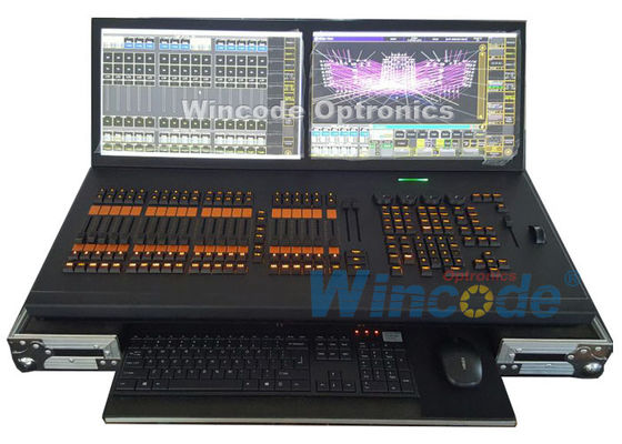 Harga yang bagus Pencahayaan hemat energi Dmx Controller Console Black Knight Untuk Pertunjukan / Konser Besar on line