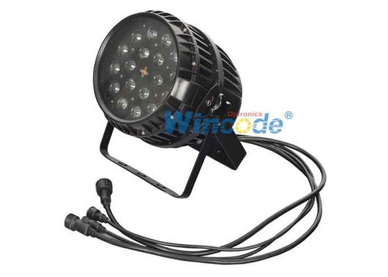 Harga yang bagus 18 LED 10W / 15W DMX Control Waterproof IP65 Motorized Zoom LED Par Light Liner Dimming on line