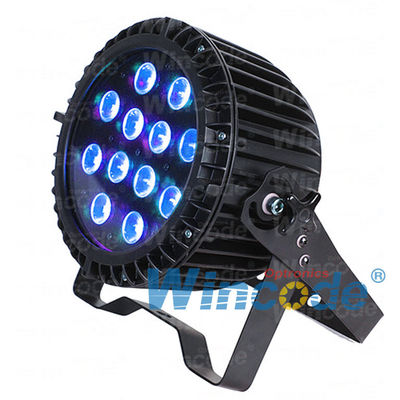 Harga yang bagus Lampu LED Waterproof Slim Par Light, Lampu Flat Par Up 12*18W RGBAW UV 6 dalam 1 on line