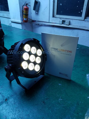 Harga yang bagus 60Hz 240V tahan hujan Baterai bertenaga Lampu panggung / Partai LED Par Lampu Umur panjang on line