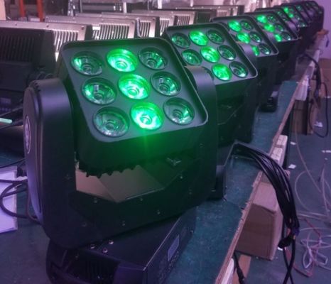 Harga yang bagus 9*12W LED Mini Color Wash Moving Head Pixel Mapping Control stage Lighting on line