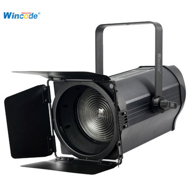 150W Single Color Fresnel Spotlight Auto Zoom COB LED tanpa kipas