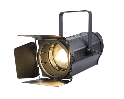 200W LED Fresnel Spot Face Light RGBW CRI≥95 RDM DMX512 Zoom Bermotor