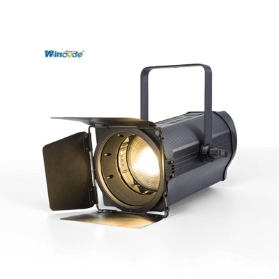 Harga yang bagus 300W Bi-Color LED Fresnel Spotlight Auto Zoom CRI ≥95 175mm Len RDM DMX on line