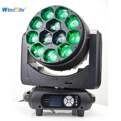 Harga yang bagus 12×40W LED Moving Head Light Dengan Zoom Pixel Fungsi Beam Wash Effect on line