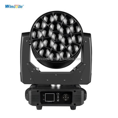 Harga yang bagus 19*15W LED RGBW 4 in 1 Beam Moving Head Light with 50000 Hours Lifespan for Night Club and Wedding on line