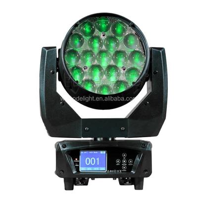 Harga yang bagus 19*12W RGBW DMX512 Control LED Moving Head Light with 540° Pan Movement for Stage and Events on line