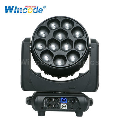 kualitas 12×40W LED RGBW 4in1 Pixel Control Moving Head Light with 540° Pan and 270° Tilt for Stage and Event Lighting pabrik