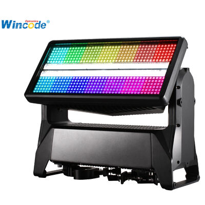 Harga yang bagus Waterproof 2000W LED Moving Head Strobe Outdoor DMX RDM, Art-Net, sACN RGB Cool Putih 14 28 Segmen on line