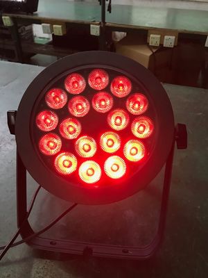 Harga yang bagus IP33 Slim Rgbwa 18x18w Led Par Light Untuk Dekorasi Natal on line