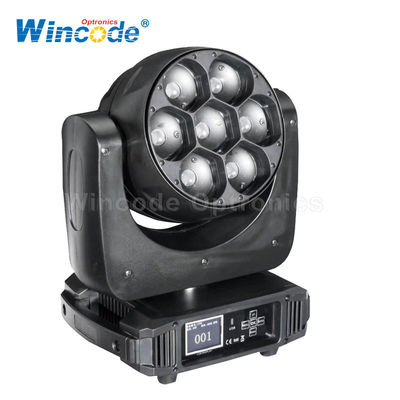 Harga yang bagus 7×40W LED Moving Head Light Dengan Zoom Pixel Fungsi Beam Wash Effect on line