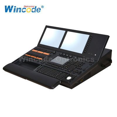 Harga yang bagus 60Hz 110V GrandMA2 Lighting Console Dibangun di Laci Keyboard on line